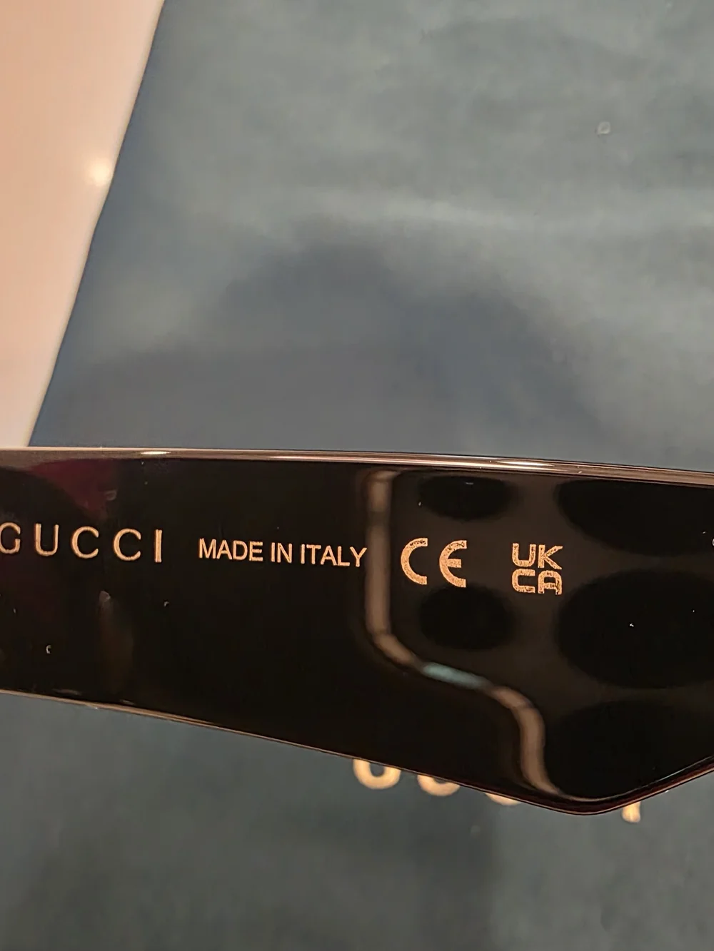 💯Authentic Gucci Burgundy Front Black Temples  Sunglasses with Gold GG